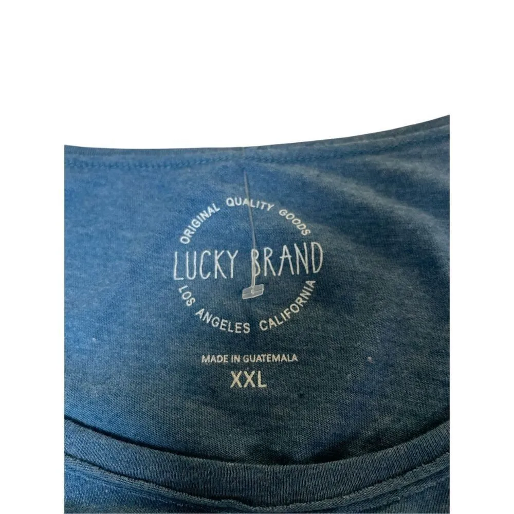 Lucky Brand Peacock tee sz XXL New! NWT - Image 5