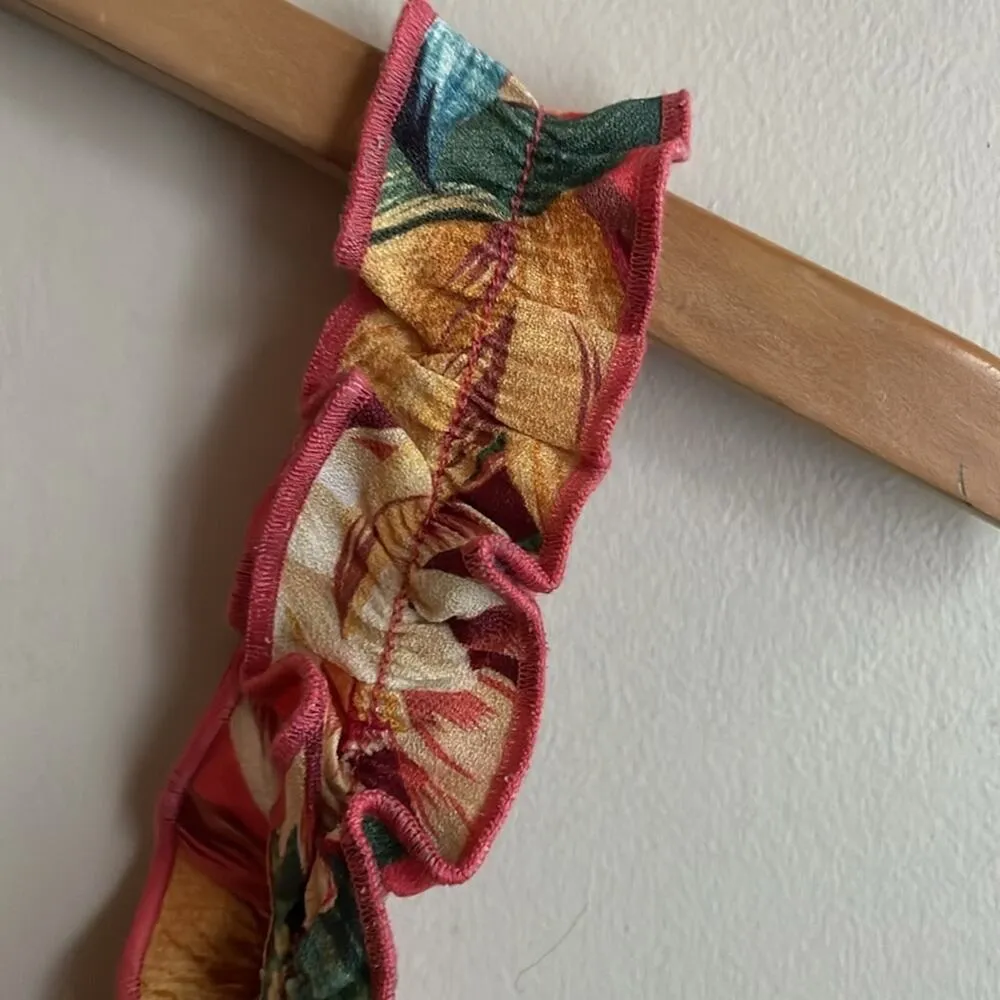 Farm Rio Lotus Floral Mini Dress In Floral Iza - Image 7