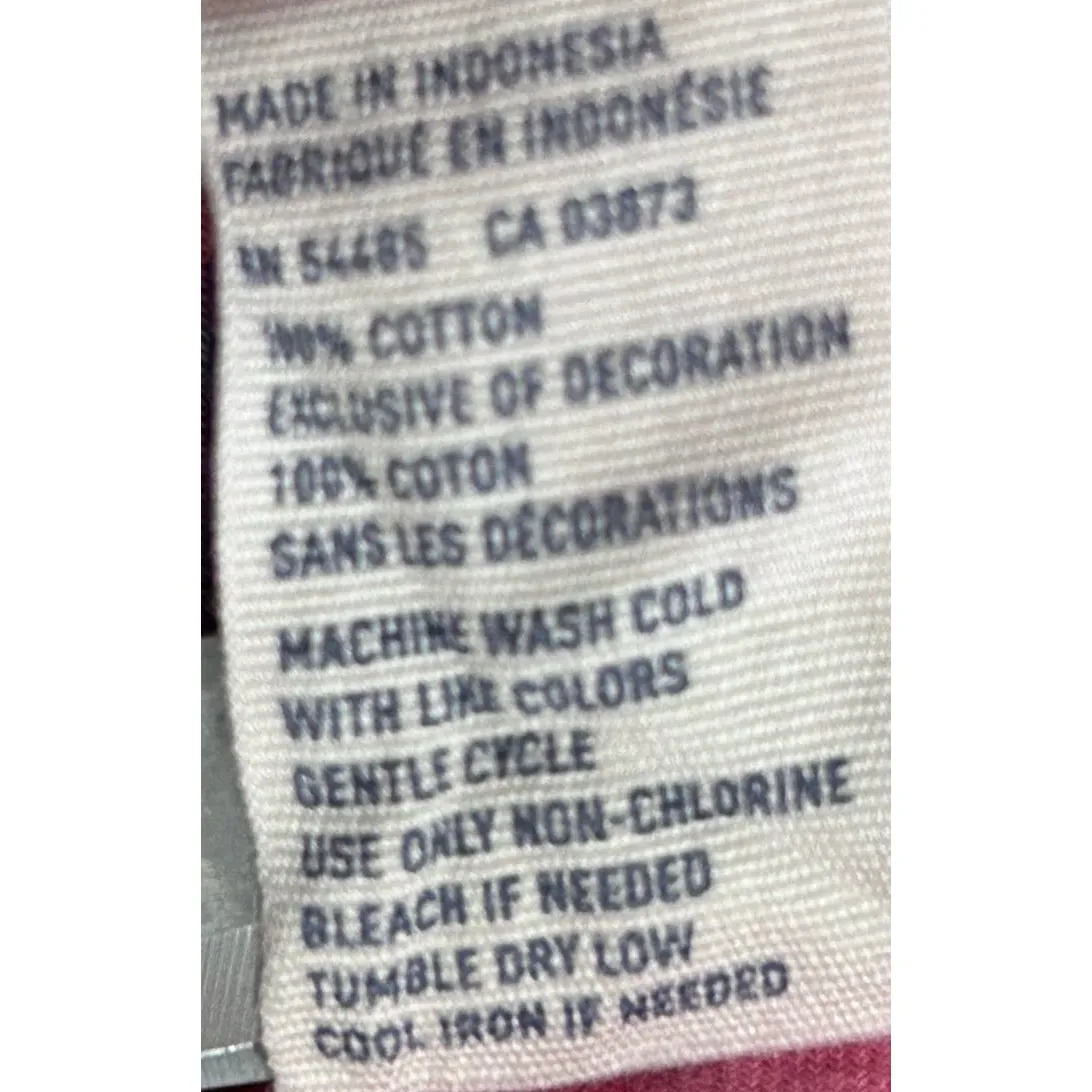 American Eagle‎ Outfitters Women's Red Purple Long Sleeve Pearl Snaps Size XL - Image 4