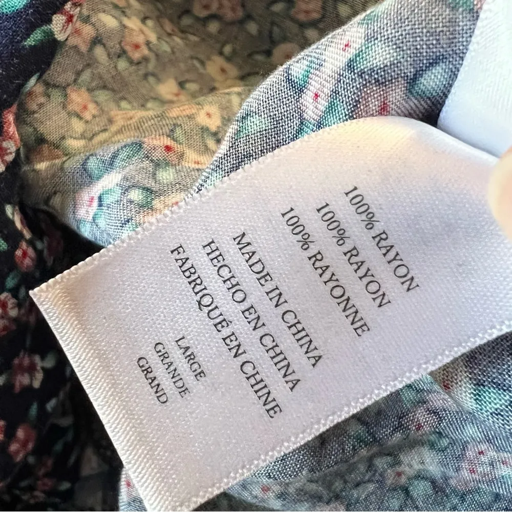 Rails Bohemian Minka Wildflower Floral Romper Size Large - Image 10