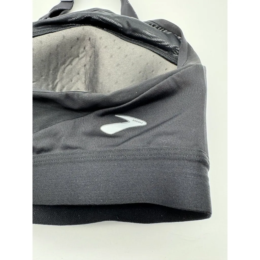 Brooks Dare Racerback DriLayer Wireless Sports Bra 350073 Gym Running Black 36DD - Image 4