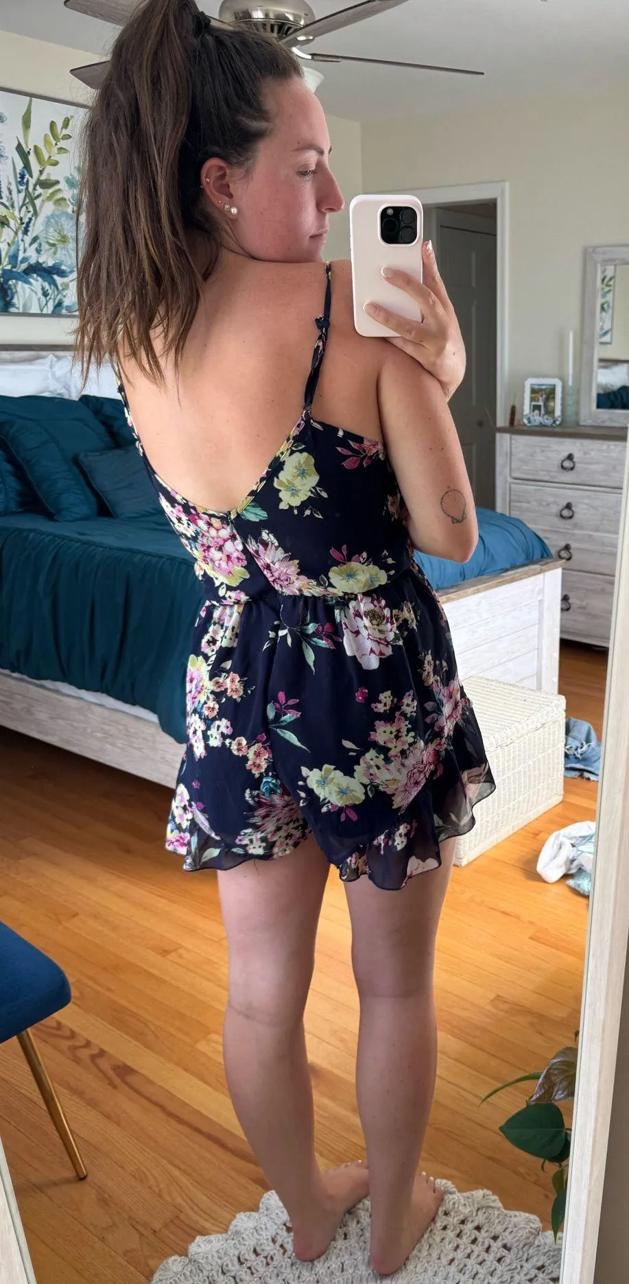 Boutique Floral Romper These Three - Image 2