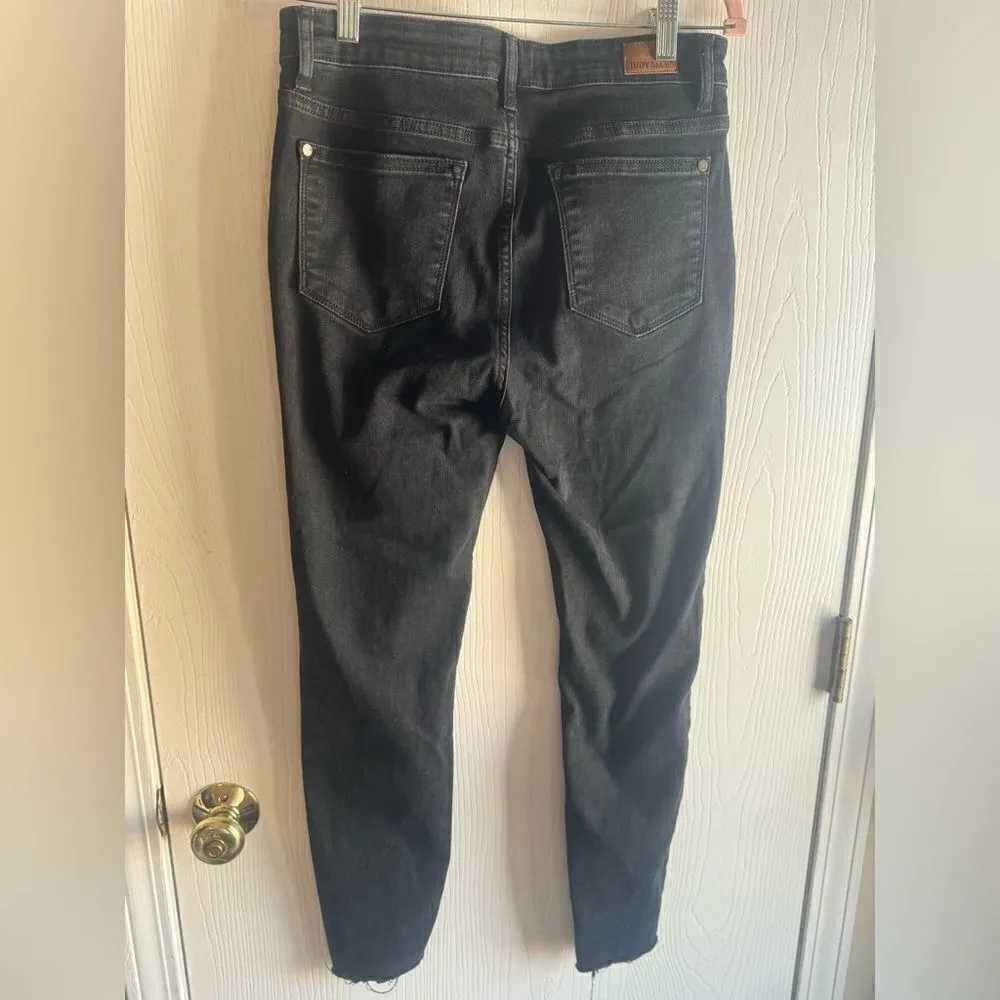 Judy Blue Skinny fit Distressed Animal cutout jeans  7/28 - Image 3