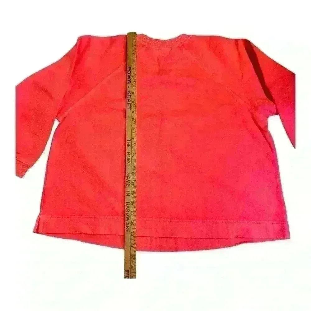 NWT Vintage Fresh Produce Sweatshirt Long Sleeve Graphic orange Tropical S - Image 5