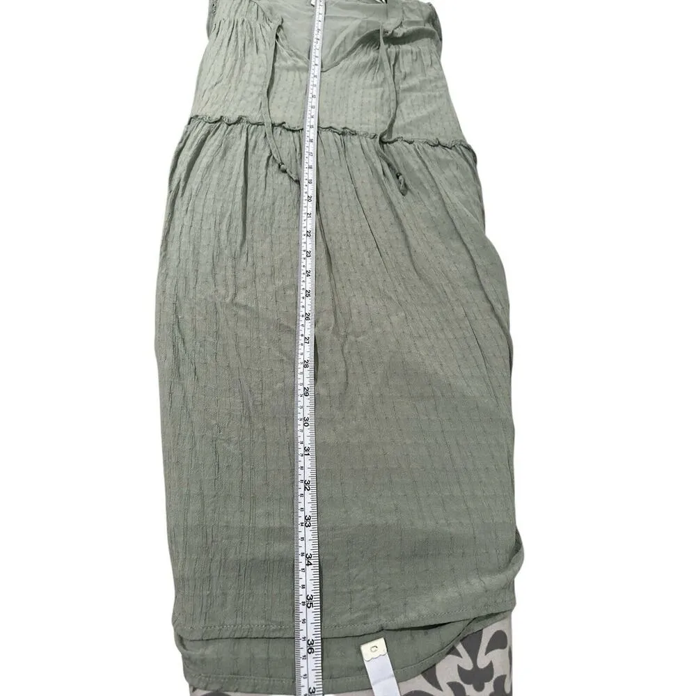 JOPLIN DRESS Gentle Fawn Size L Color Green - Image 7