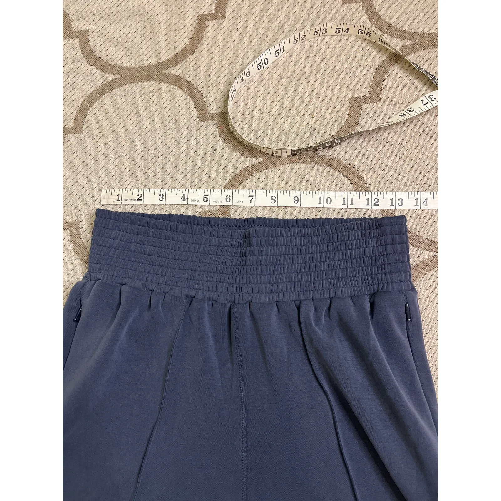 Sweaty Betty Sand Wash Cloud Weight Track Pant, navy blue, size XS, MSRP $128 - Image 6