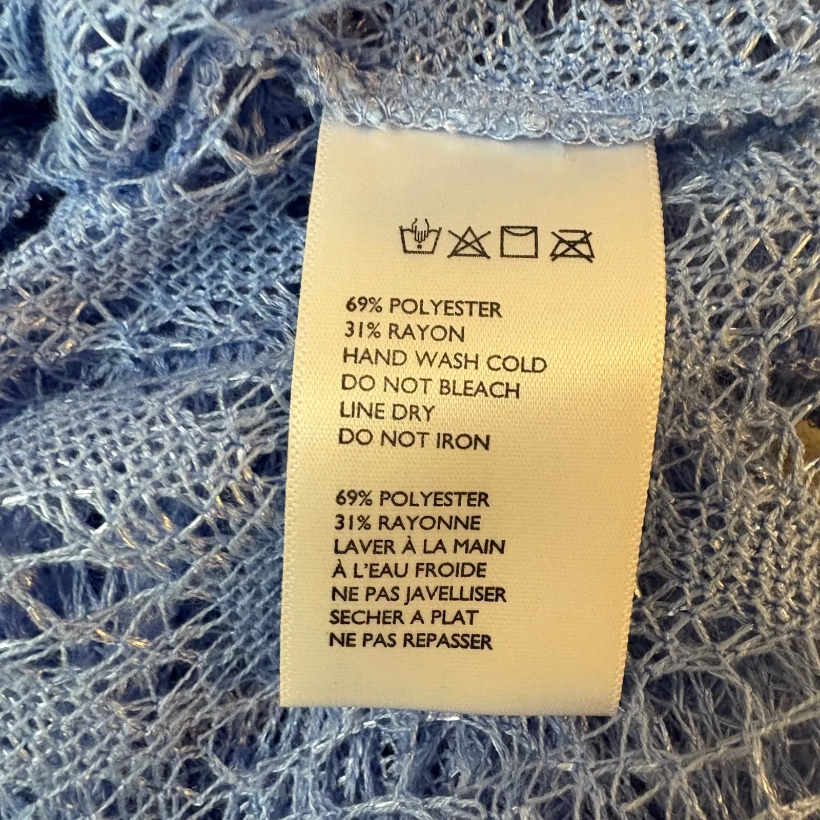 Urban‎ Outfitters Lace cardigan sweater Ruffle Trim Bell Sleeve Crop Top Medium - Image 8