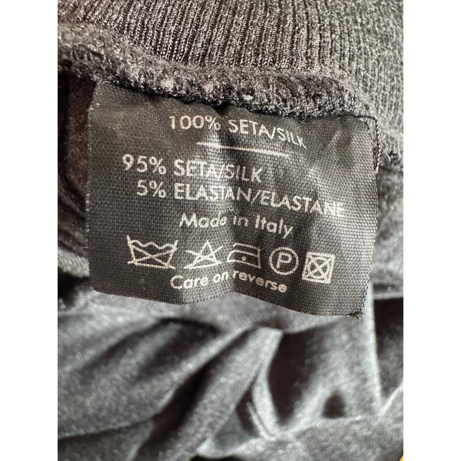 Gucci 100% Silk Pull On Knit Bootcut Loungepants Womens Size XS Italy Dark Gray - Image 10