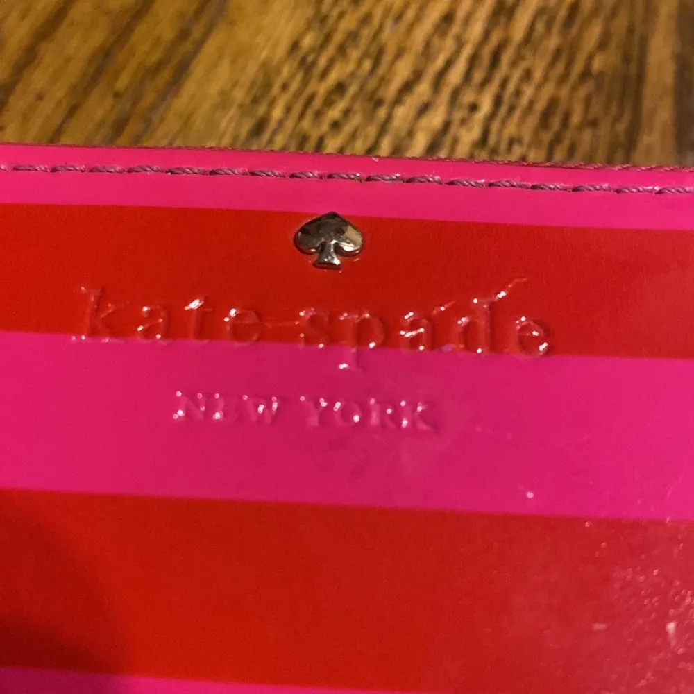 kate spade patent striped wallet - Image 2