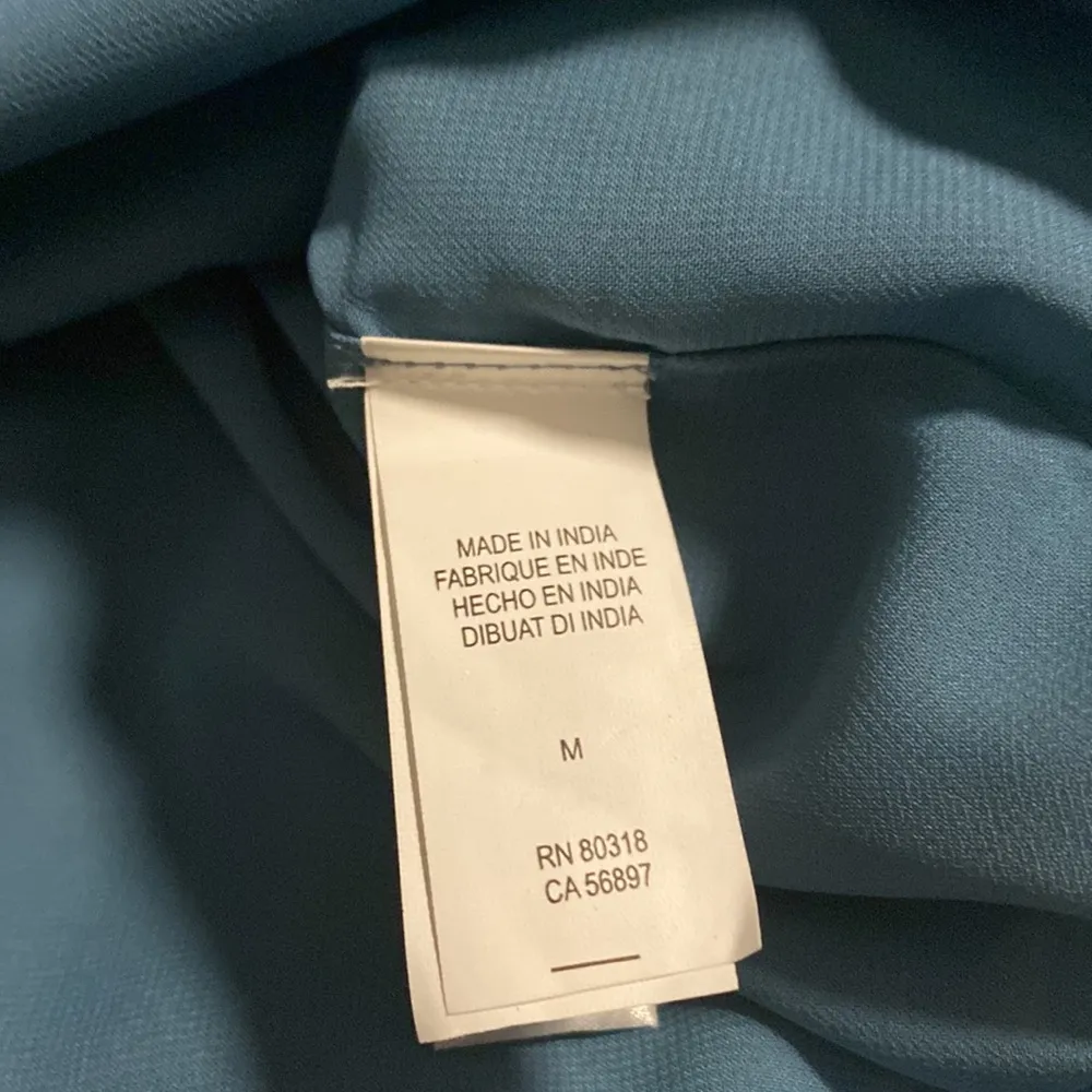 LUCKY BRAND Dress Blue Stripes Sleeveless Silver Threading NWT Size M ($129) - Image 5