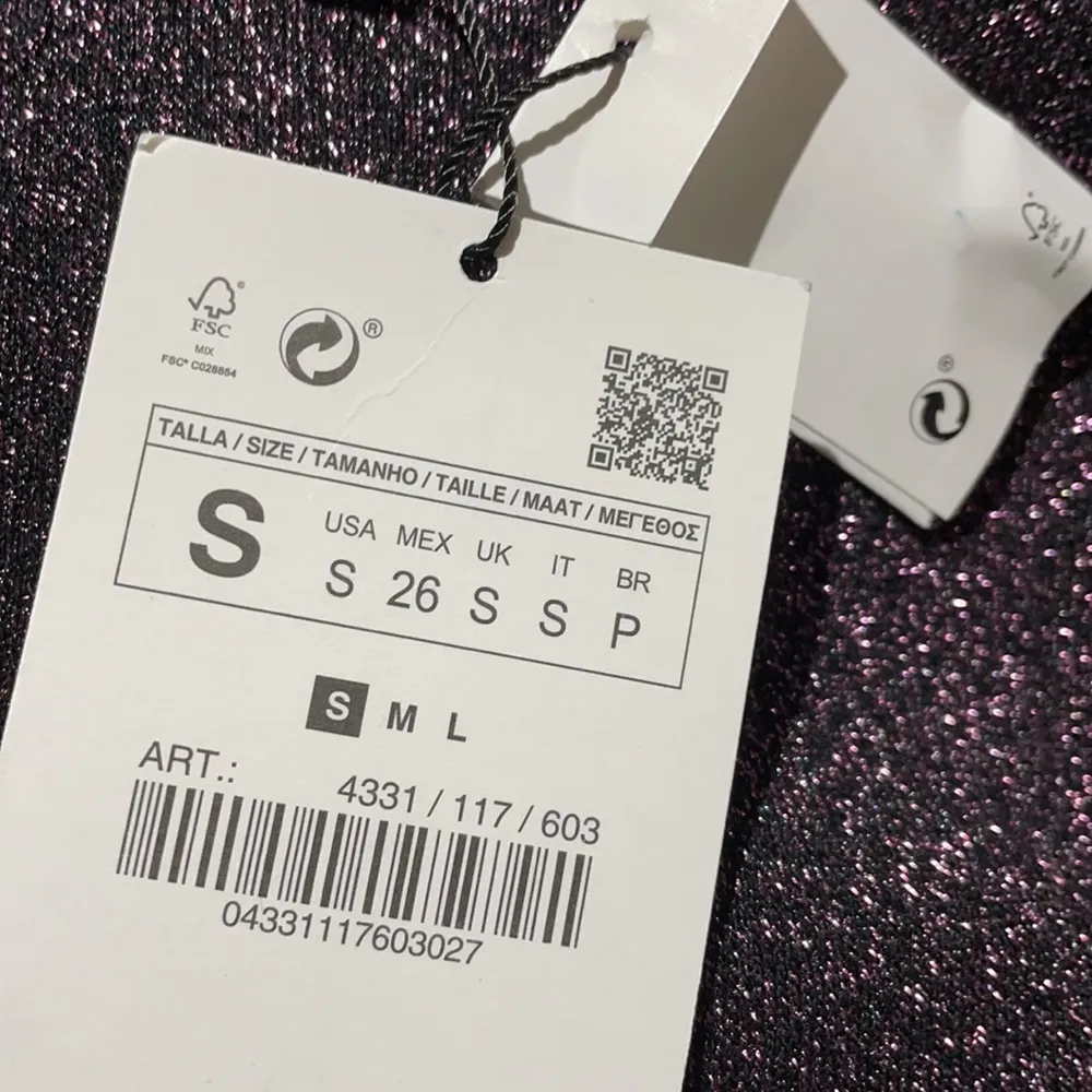 NWT ZARA Shimmery Knit Cardigan Button Front Bloggers Fav - Image 5