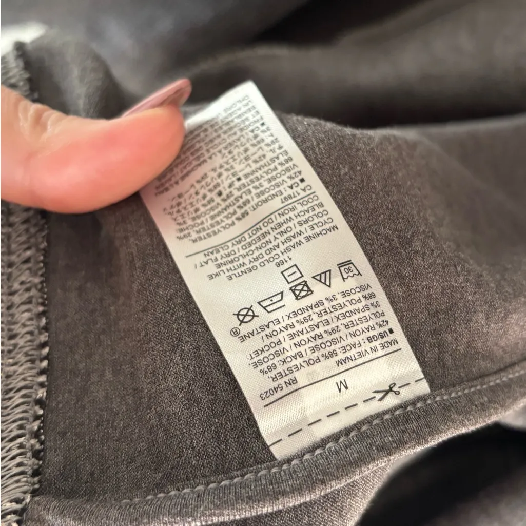 Banana Republic Oversized Blazer Sweater Gray Size Medium Workwear Minimalist - Image 4