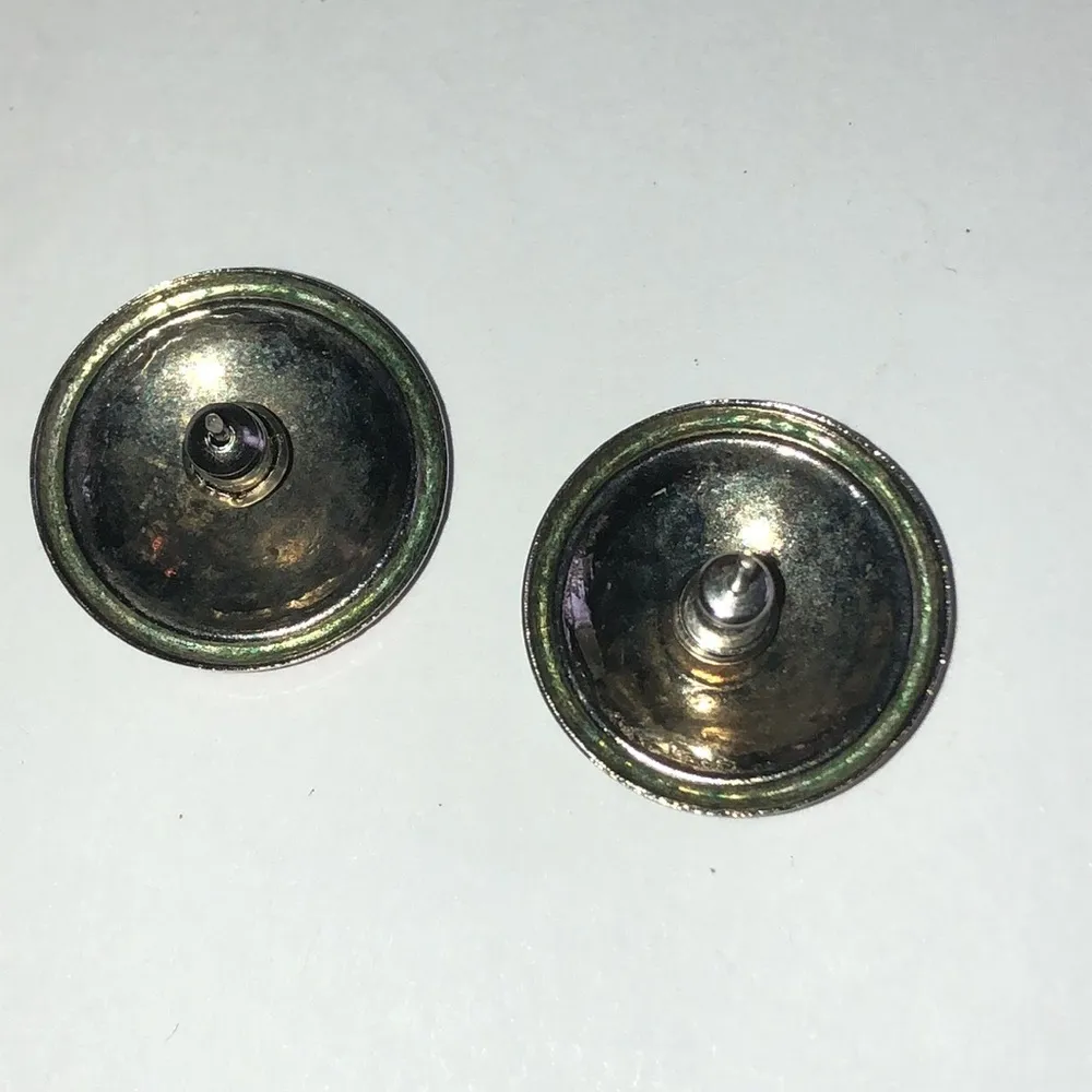 Colorful Swirl Retro Boho Vintage Earrings Red - Image 2