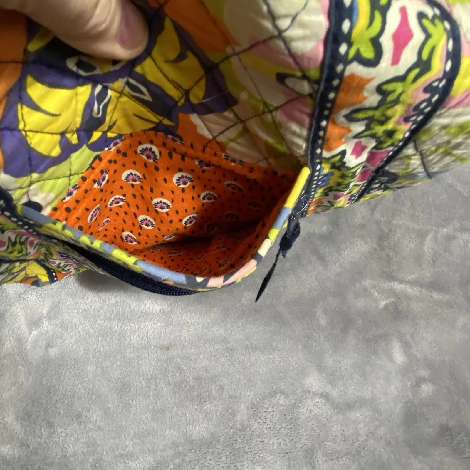 Vera Bradley Crossbody Hipster Purse Bag Retired RIO Pattern Medium‎ Adjustable - Image 5