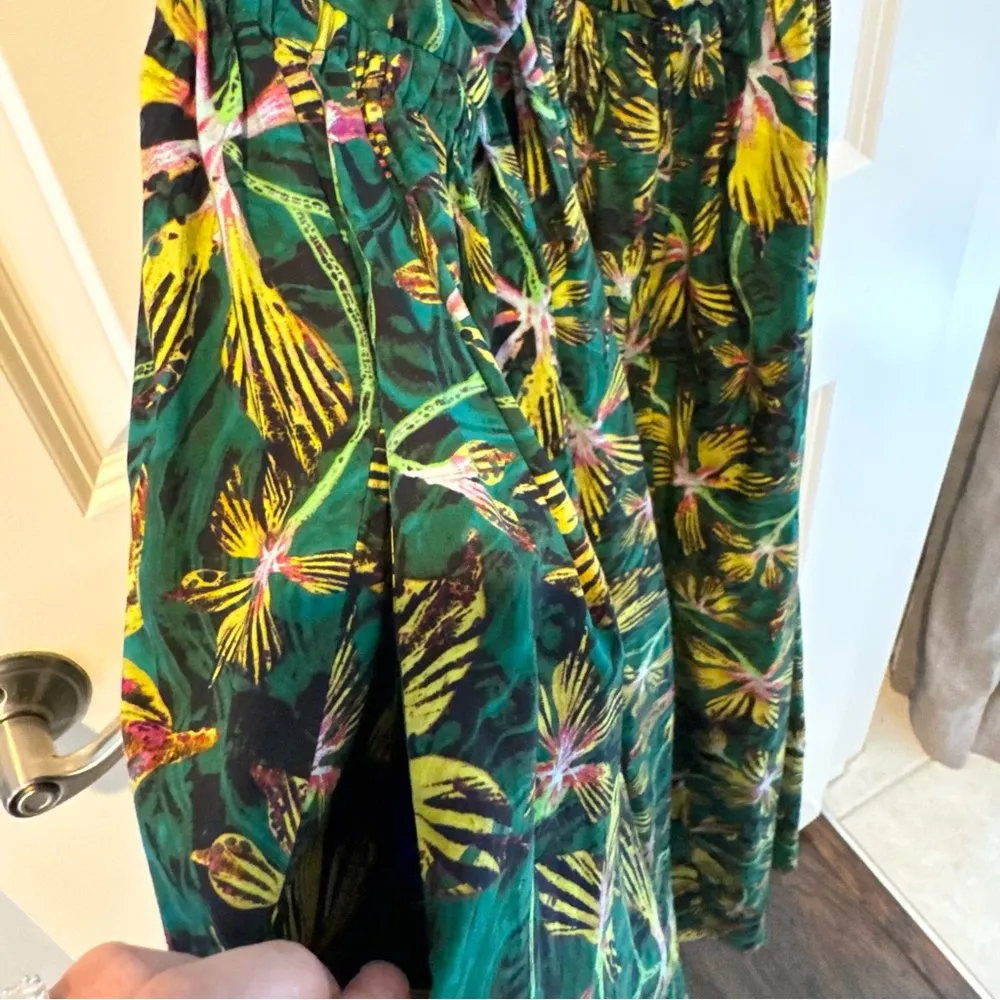 Ulla Johnson Tigerlily Green Cecile Midi Dress | L - Image 6