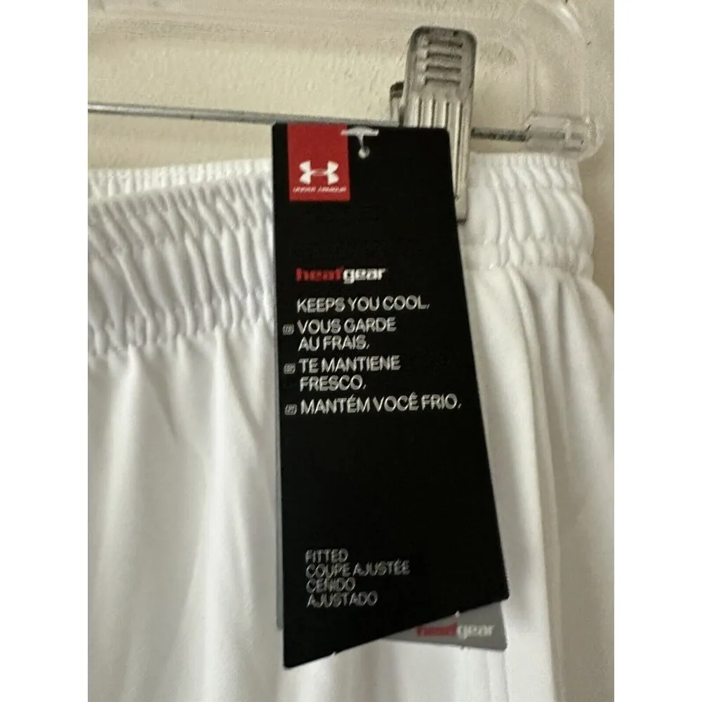 Under Armour HeatGear Athletic Shorts Women's White New with Tags Sheer Size S - Image 4
