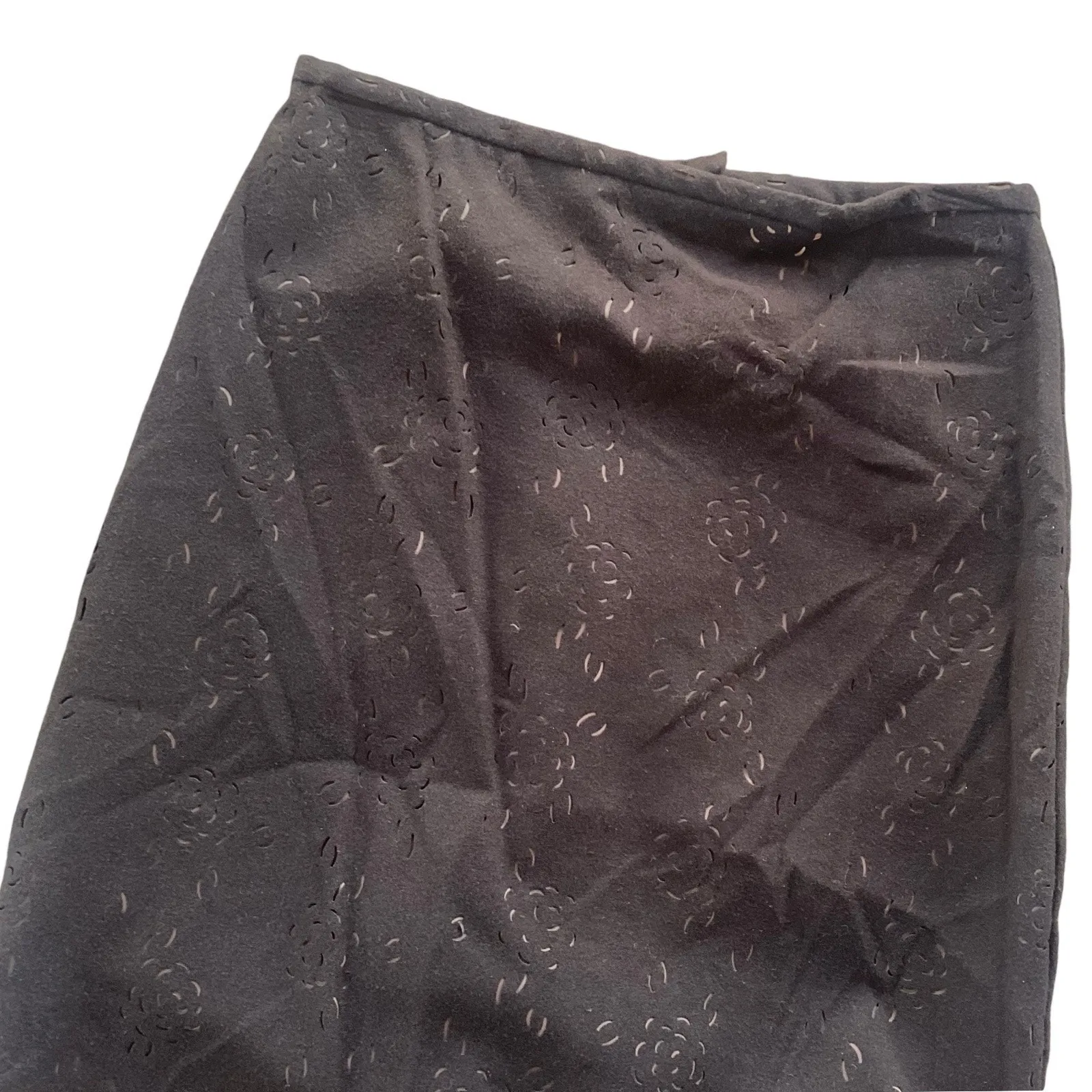 Evan Picone Faux Suede Skirt - Image 6