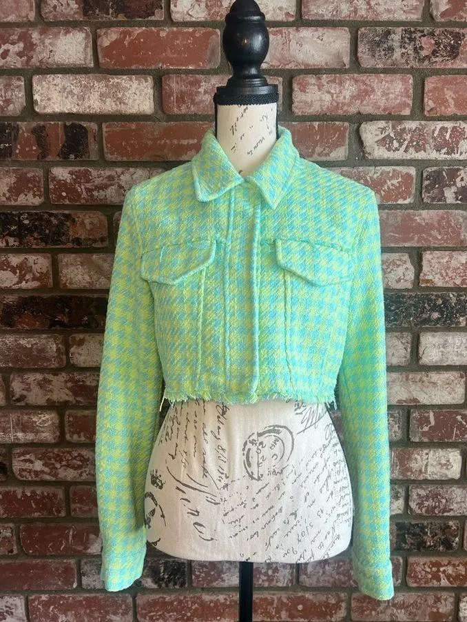 ZARA CROPPED GINGHAM JACKET | 2010/818 | - Image 2