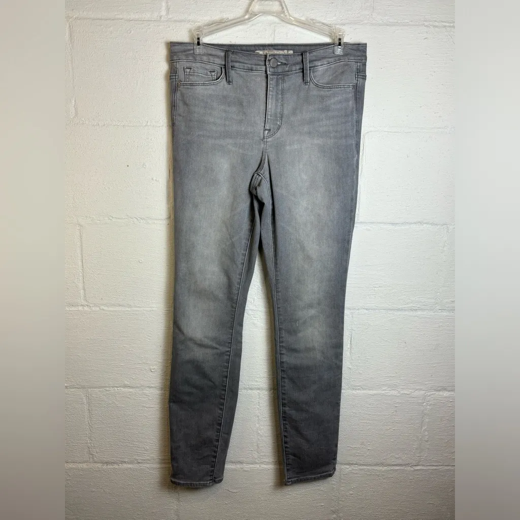 Athleta Sculptek Woman’s Skinny Crop Casual Granite Wash Denim Jeans Size 4 - Image 2