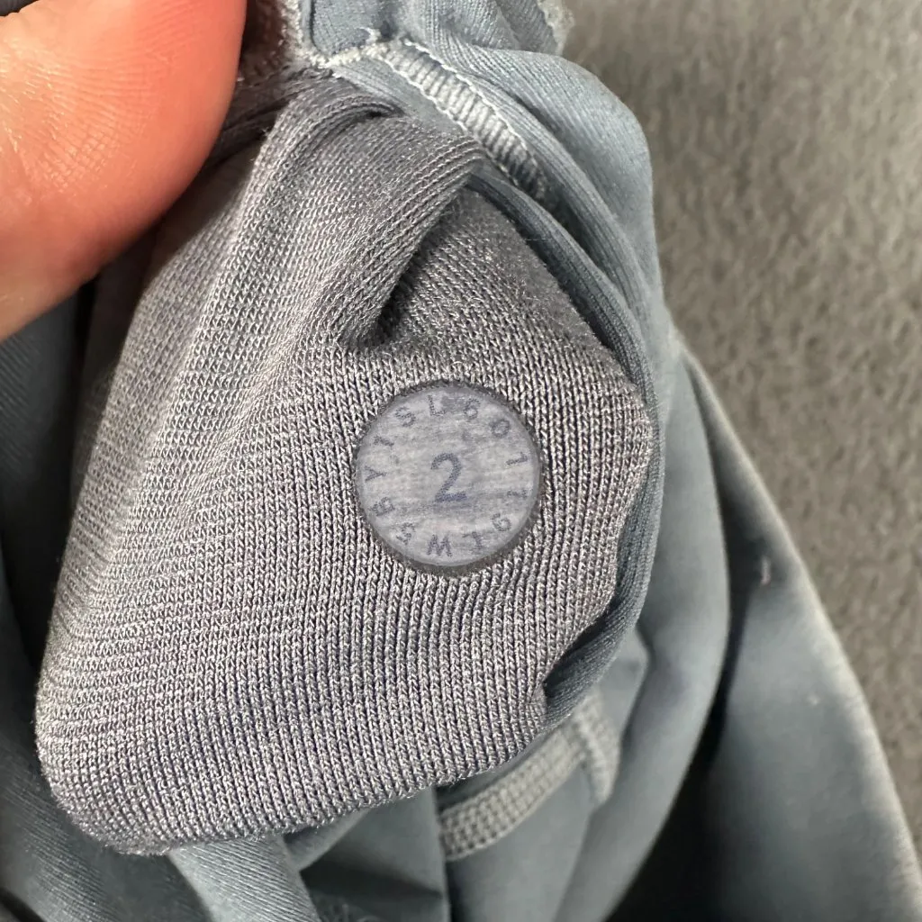 Lululemon Womens 2 Blue Wunder Under Gym Yoga Low‎ Rise Stretch Leggings Long - Image 2