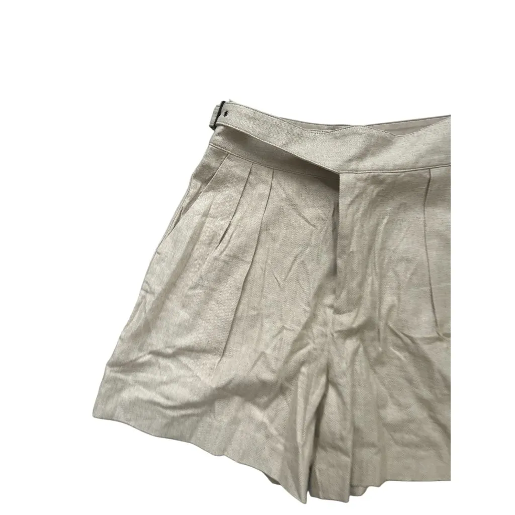 BANANA REPUBLIC High Waisted Khaki Safari Shorts Size 6 NEW NWT - Image 4