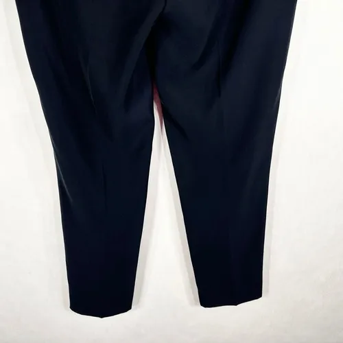 Vince Size 4 Pants Navy Blue Trousers‎ Solid Mid Rise Slim Straight Career 1417 - Image 7