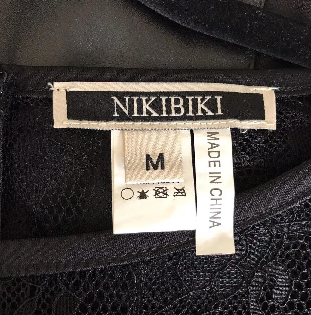 -Faux Leather Dress-NWOT-Med. - Image 8