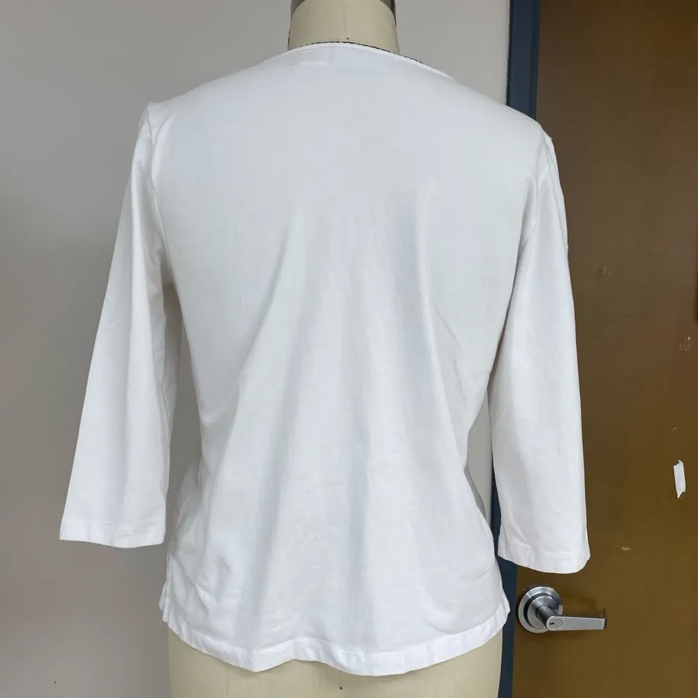 Alfred Dunner Floral Appliqué Top MP - Image 4