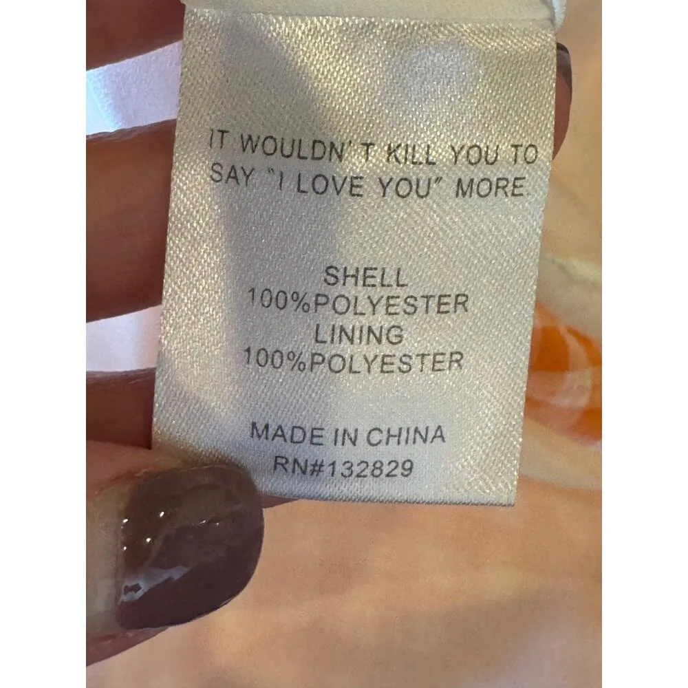 LPA Revolve Dress Women XXS Orange White Gingham Check Cowl Neck Front Slit Midi - Image 11