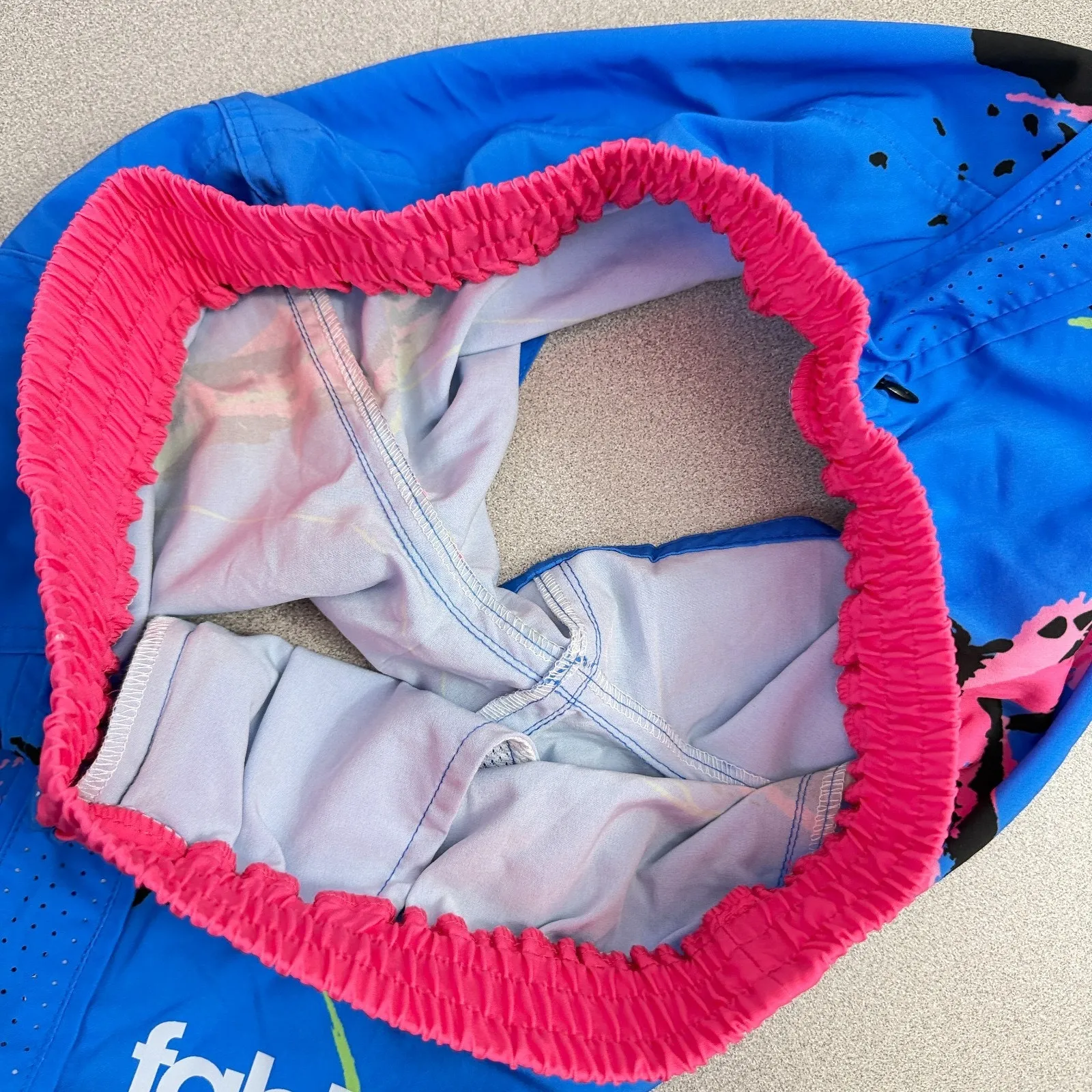 Slunks Shorts Womens Medium Blue Pink Beach Volleyball Zags Outdoors FAB p1440 - Image 9