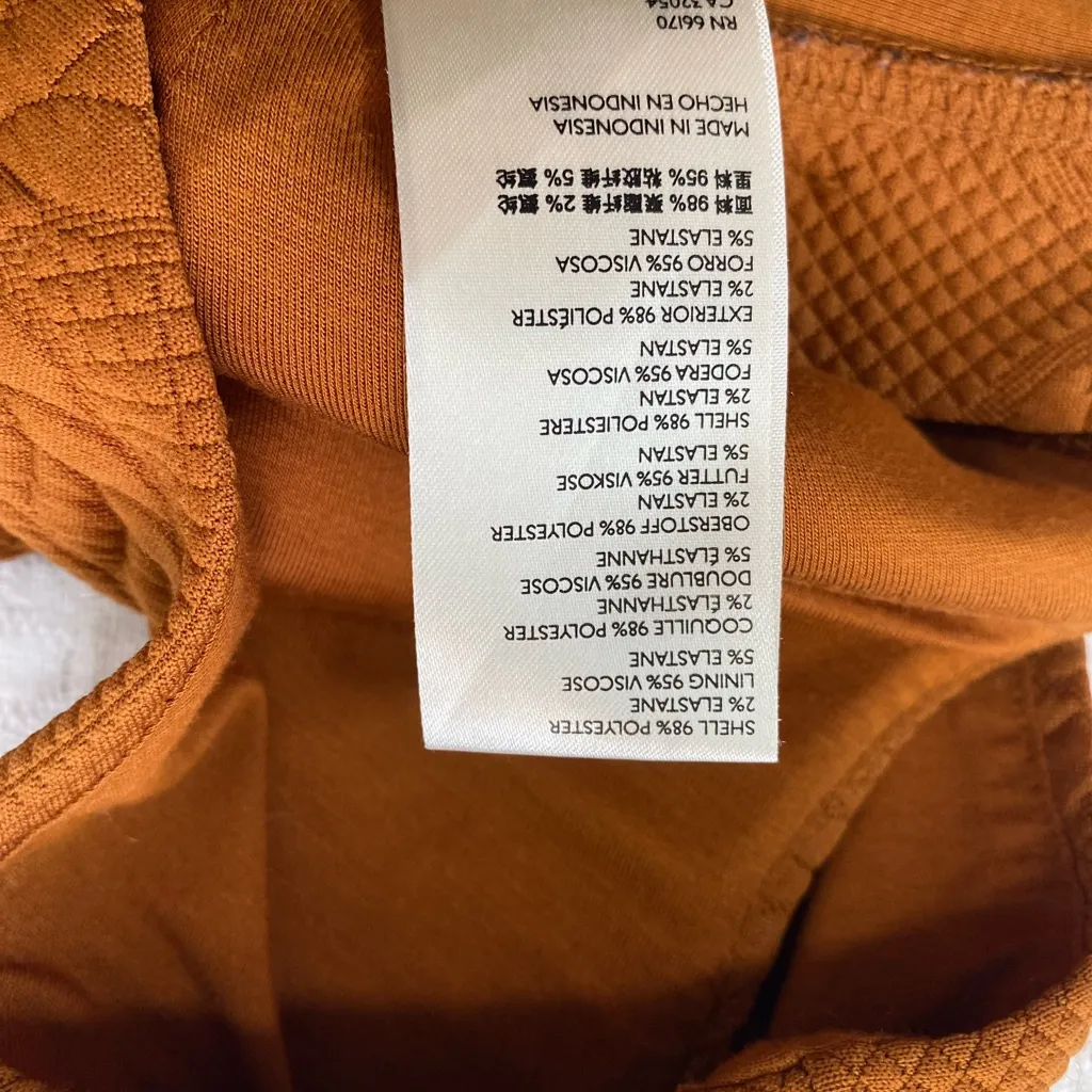 Maeve Anthropologie Women Large Pecan Button Side Sleeveless Crop Tank Top - Image 6