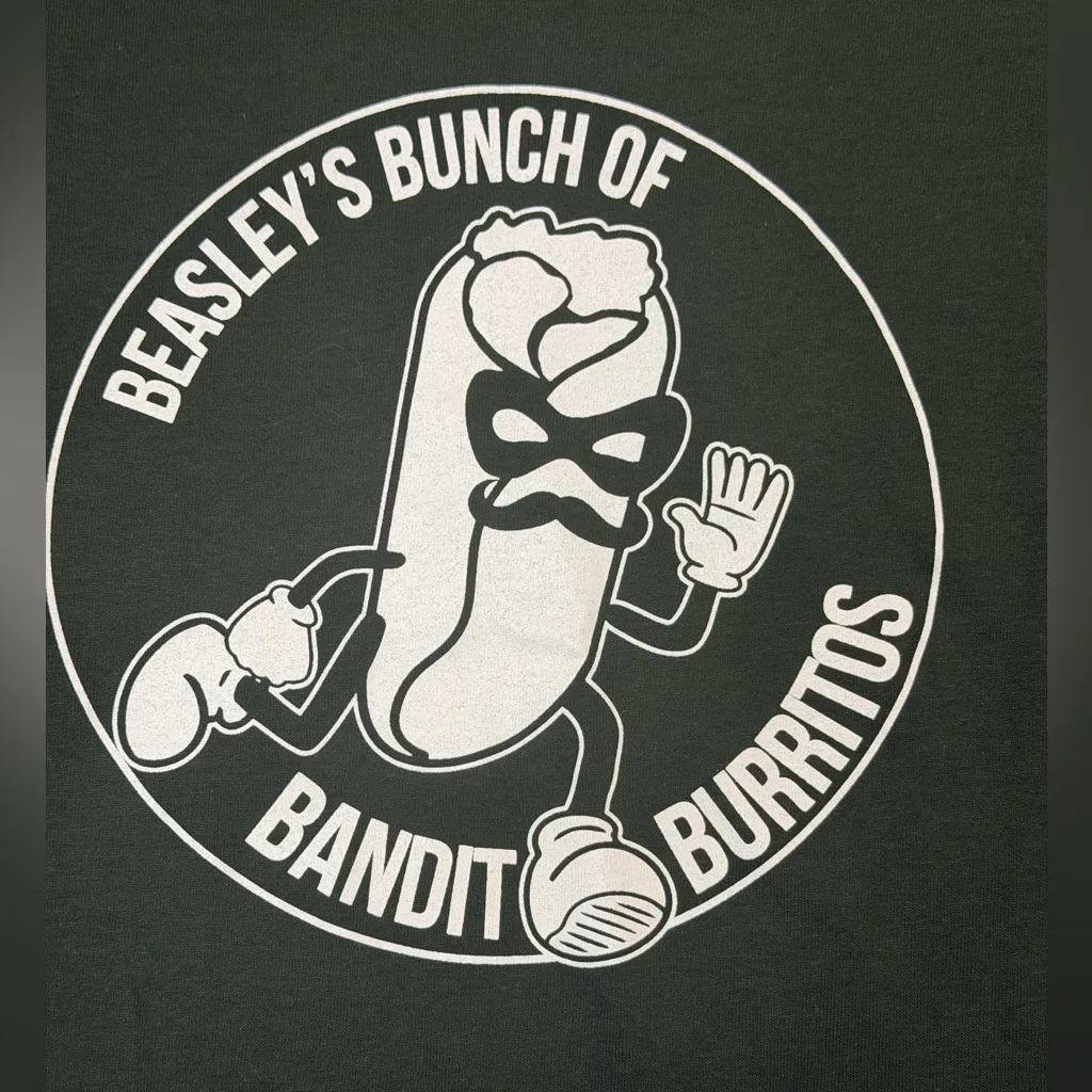 Beasley’s Bandit Burritos Vintage T - Image 2