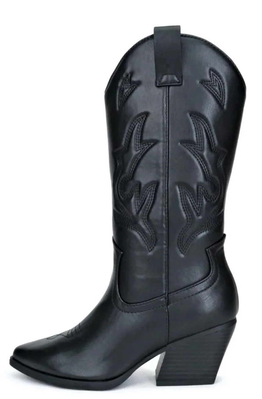 Black Cowgirl Boot  - Image 4