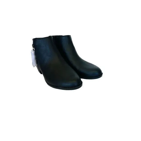 ZODIAC Val Western Bootie Black Faux Leather Women's‎ Sz 9M Low Stacked Heel NWB - Image 3