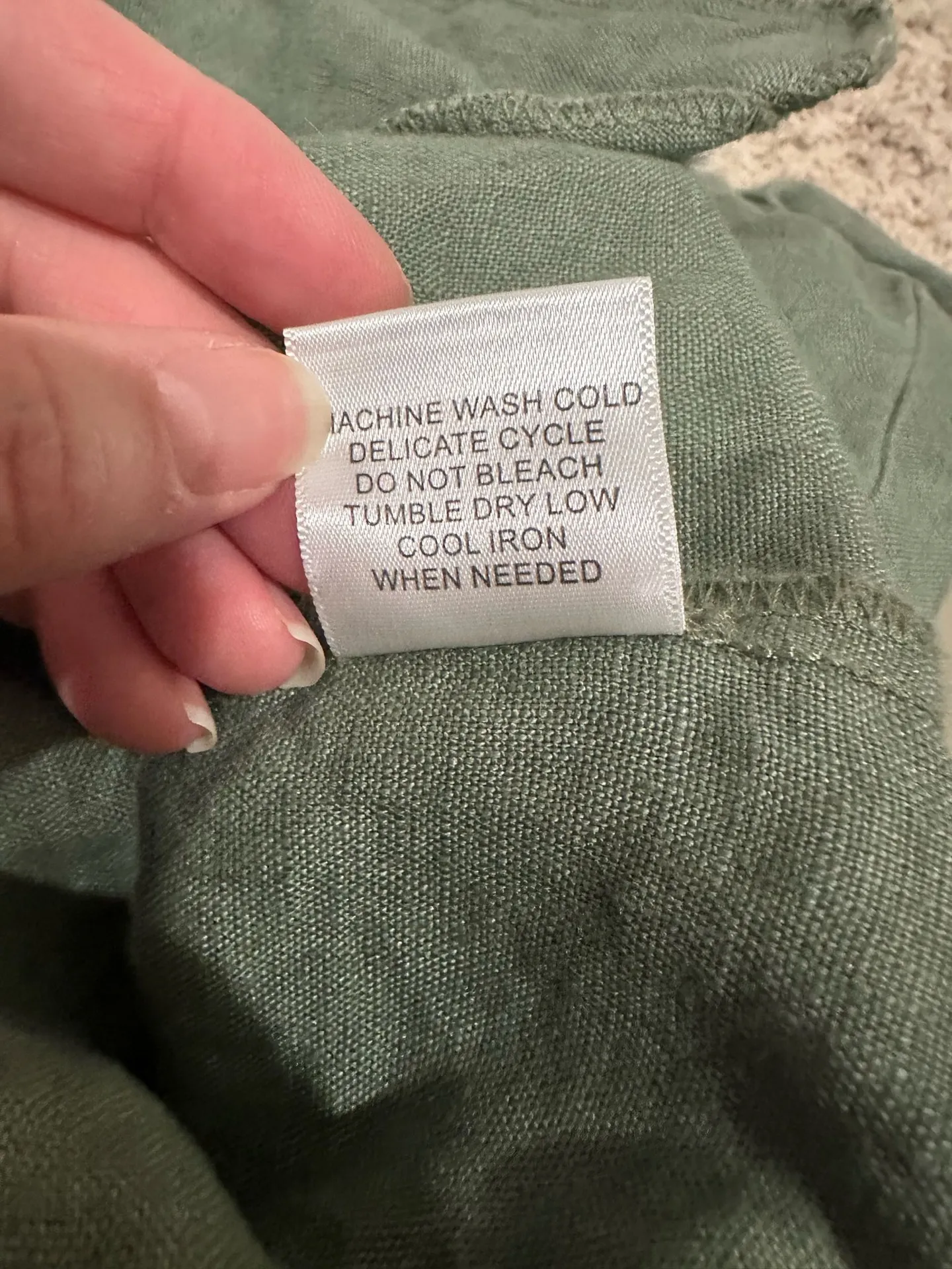 Michael Stars sage linen jacket. Minimalistic, coastal, lightweight, preppy, mock neck, utility look - Image 9