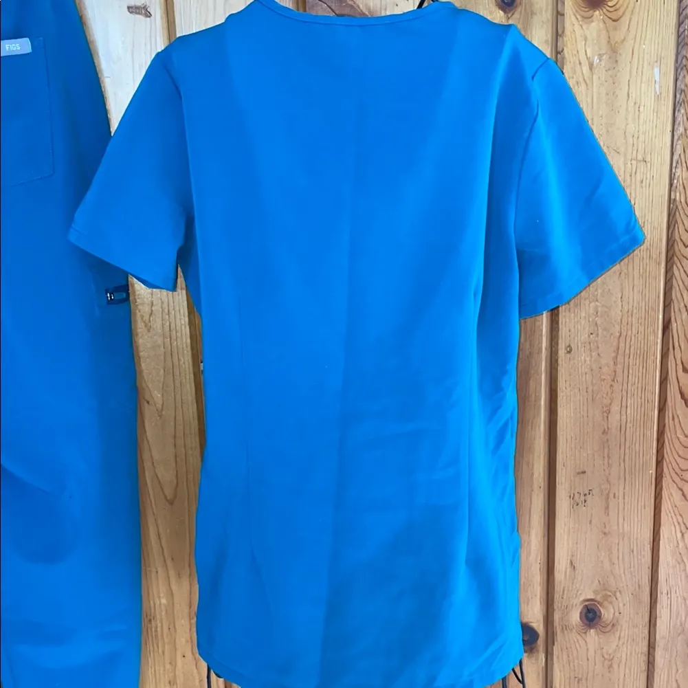 Blue fig Scrub Set with Zamora pants and caterinia scrub top XS/SM - Image 11