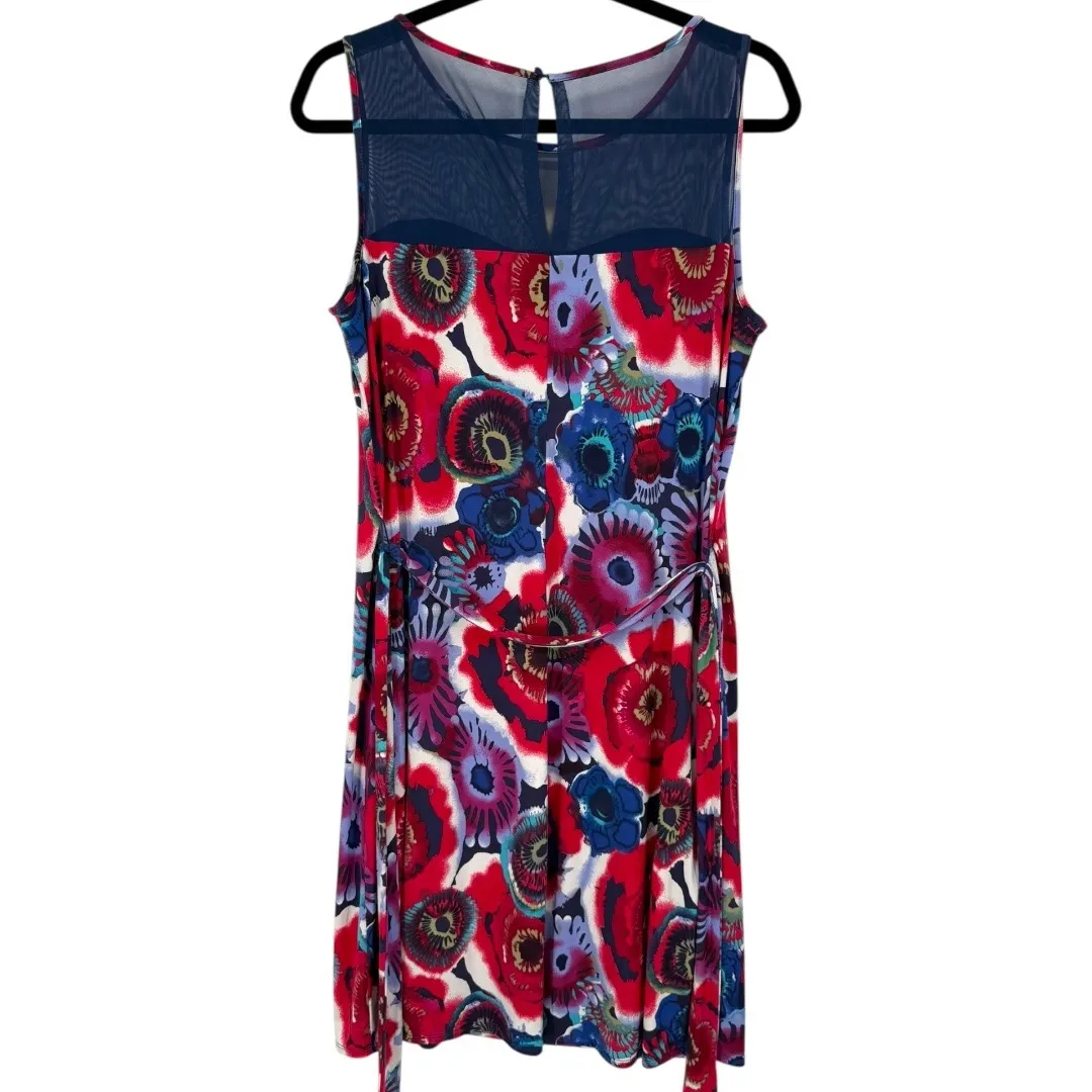 Miraclesuit Sleeveless Floral‎ Everyday Shapewear Dress Coverup Size 10 - Image 3