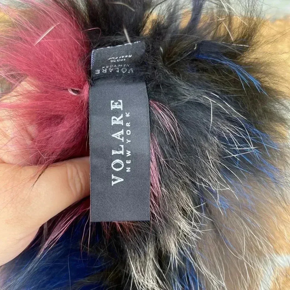 Volare new york real fur scarf Black - Image 5