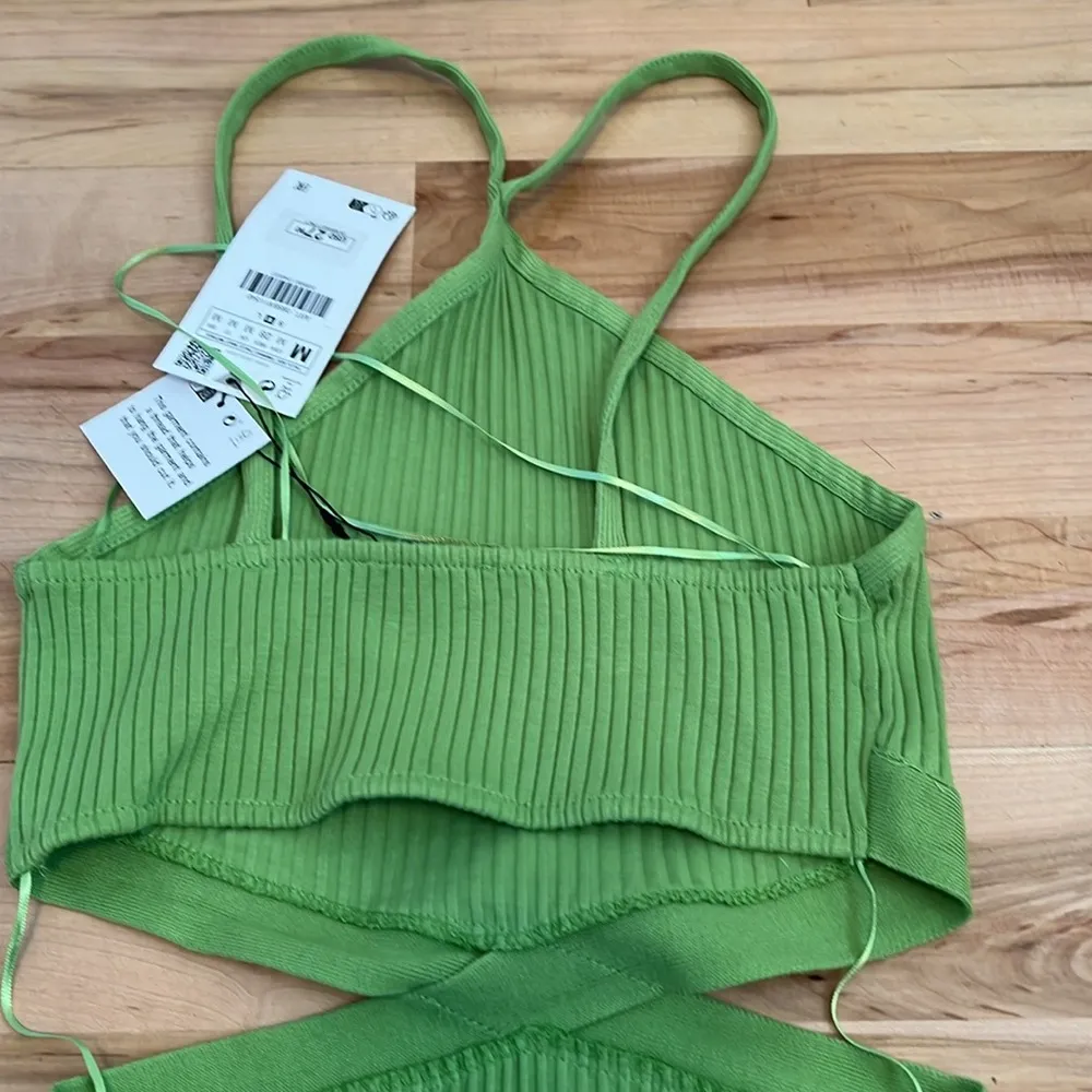 Lime Green Ribbed Bodysuit- NWT - Image 3
