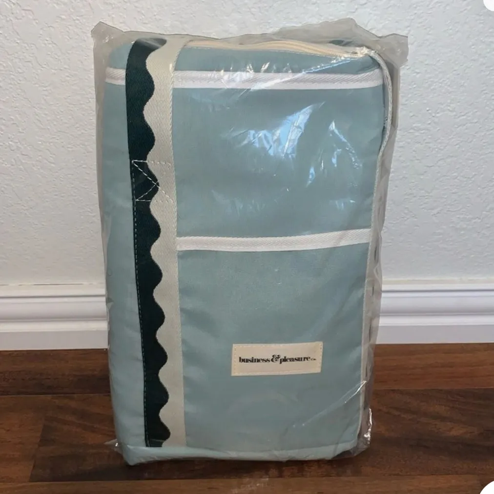 Business & Pleasure insulted tote bag Green - Image 5