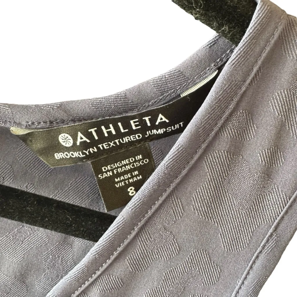 Athleta - Brooklyn Textured Jumpsuit Sz 8 - Image 5