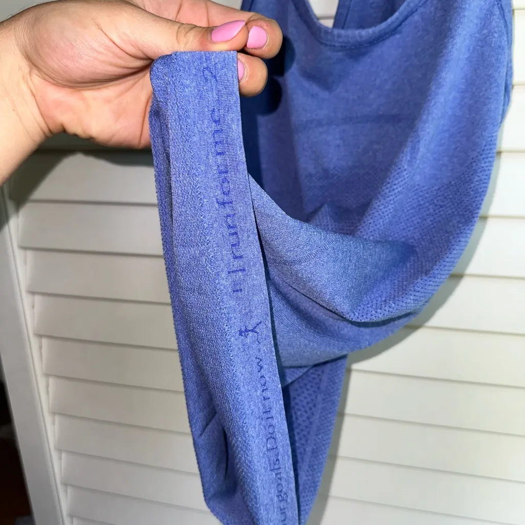 Blue Lululemon Racerback Tank - Image 2