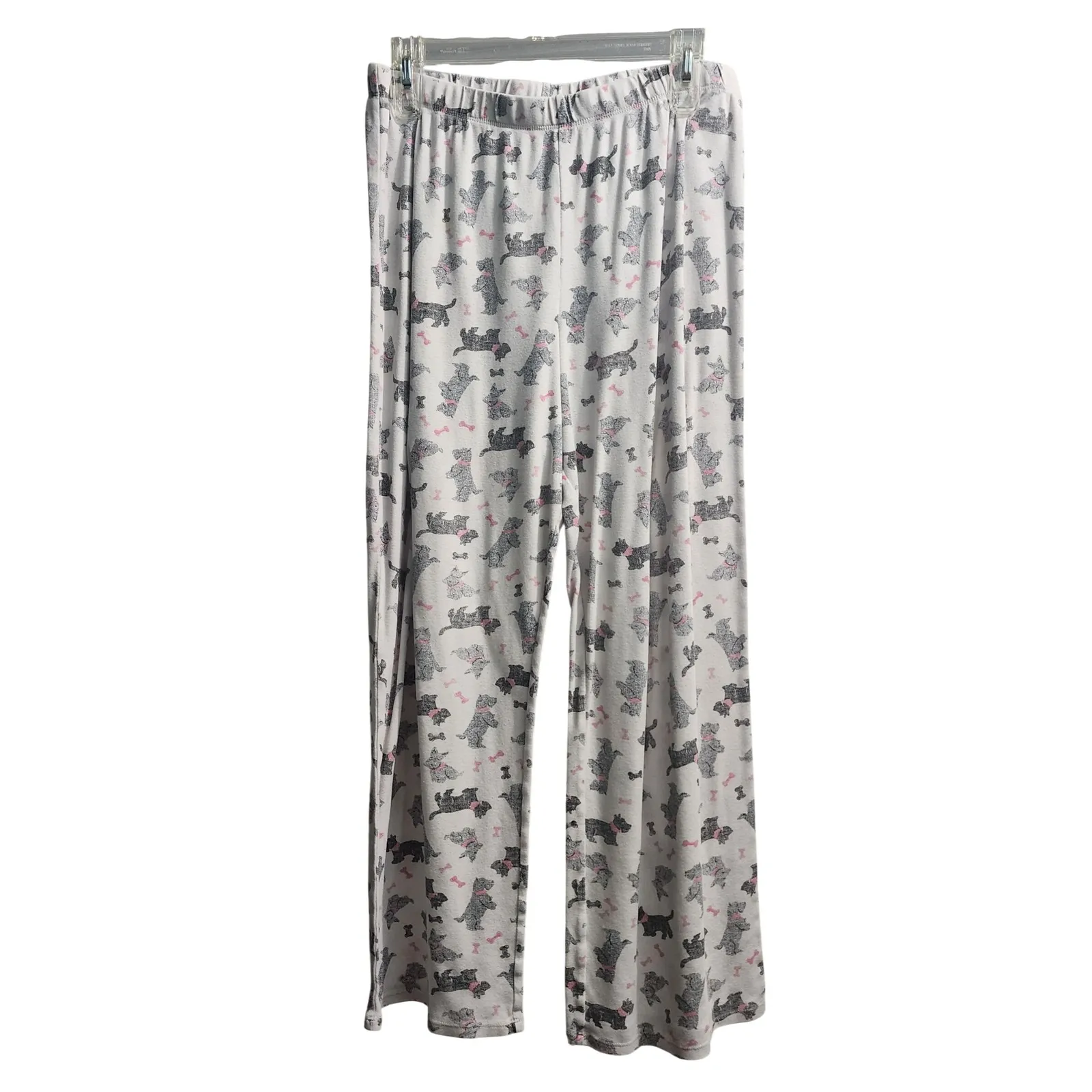 Karen Neuberger‎ Women's Pajama Set Dog Print Sleepwear Top Pants L White Size undefined - Image 8