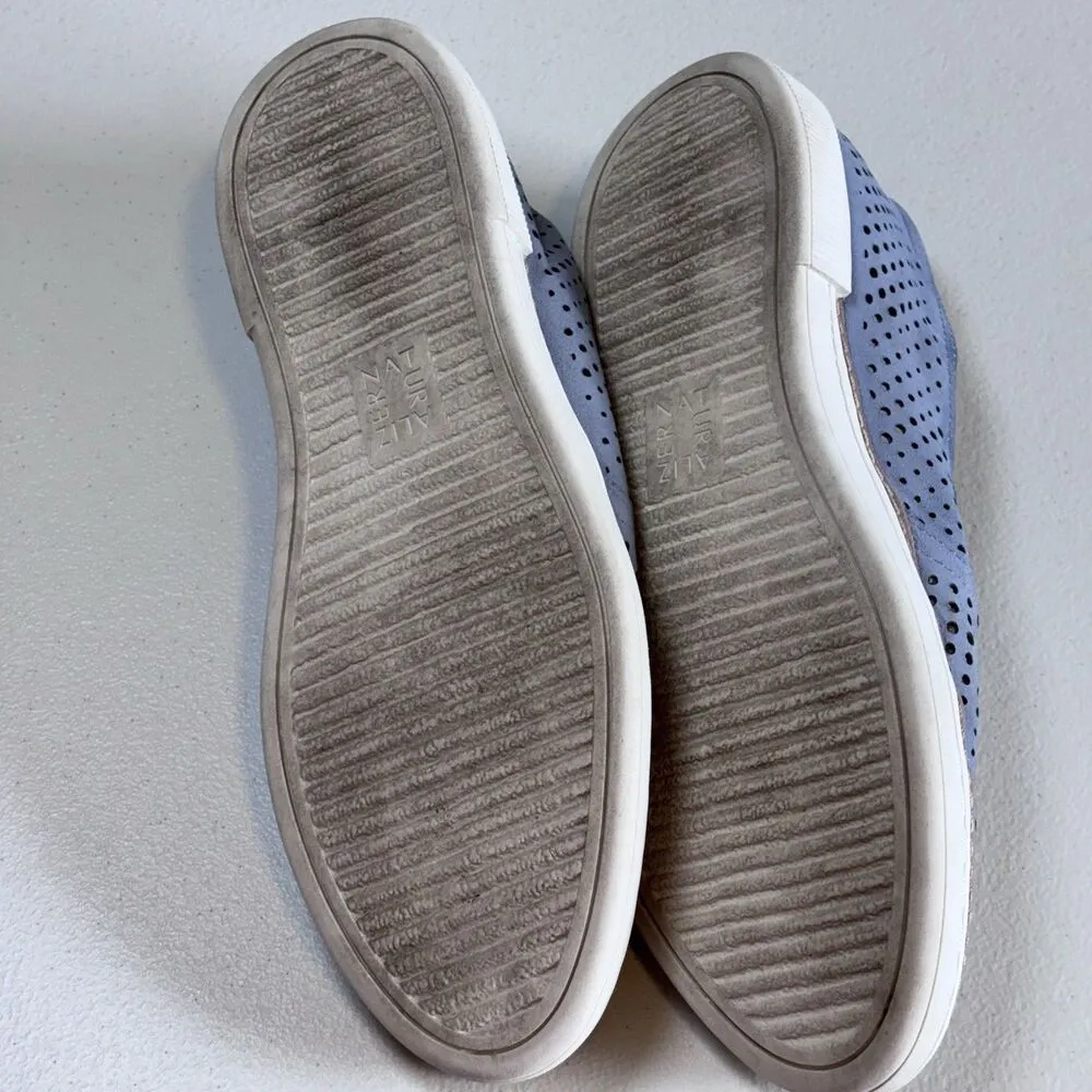 NATURALIZER 'Zola 2' Blue  Perforated Casual Slip On Shoes Womens Size US 7 M - Image 7