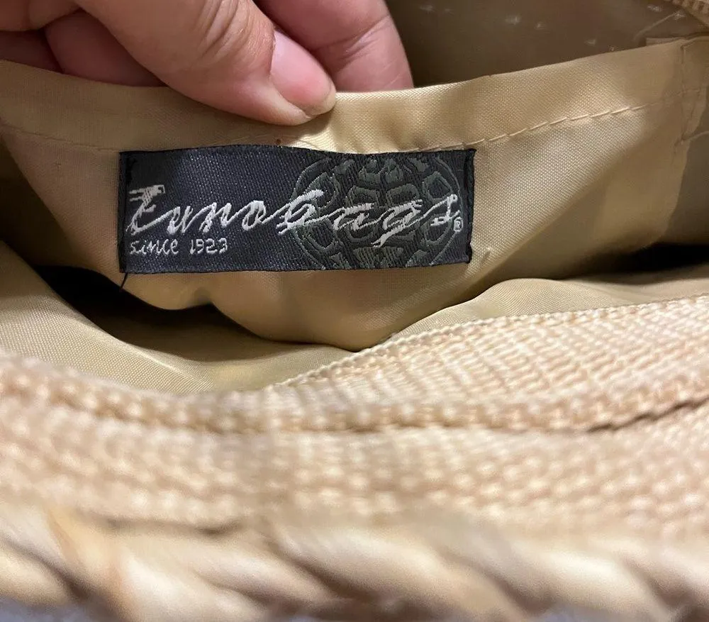 Euro bags straw with zipper tote bag - Image 9