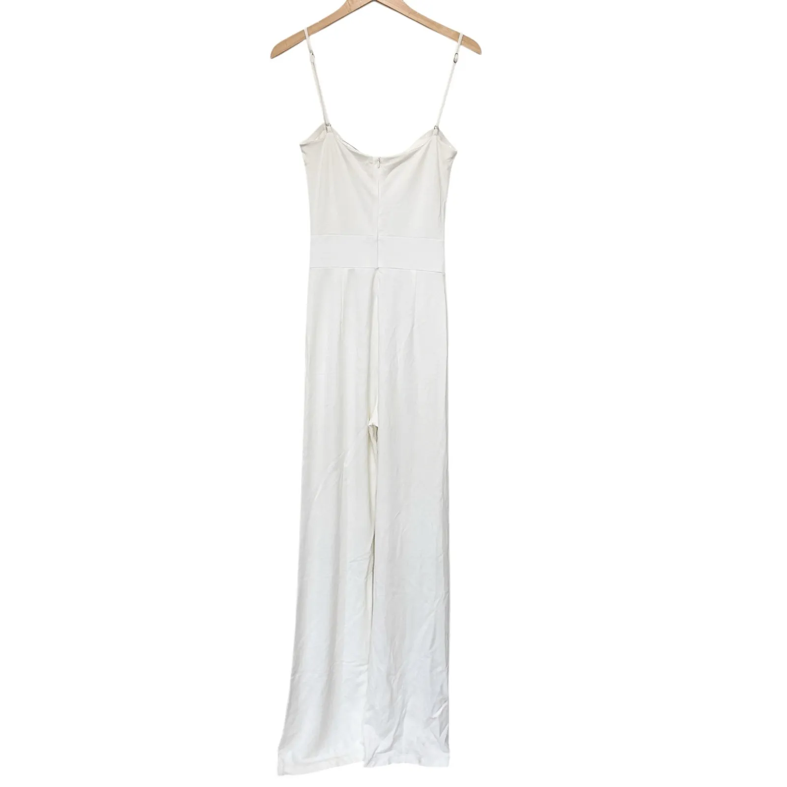 H:ours Revolve H.ours Alba White Jumpsuit Sz M - Image 6