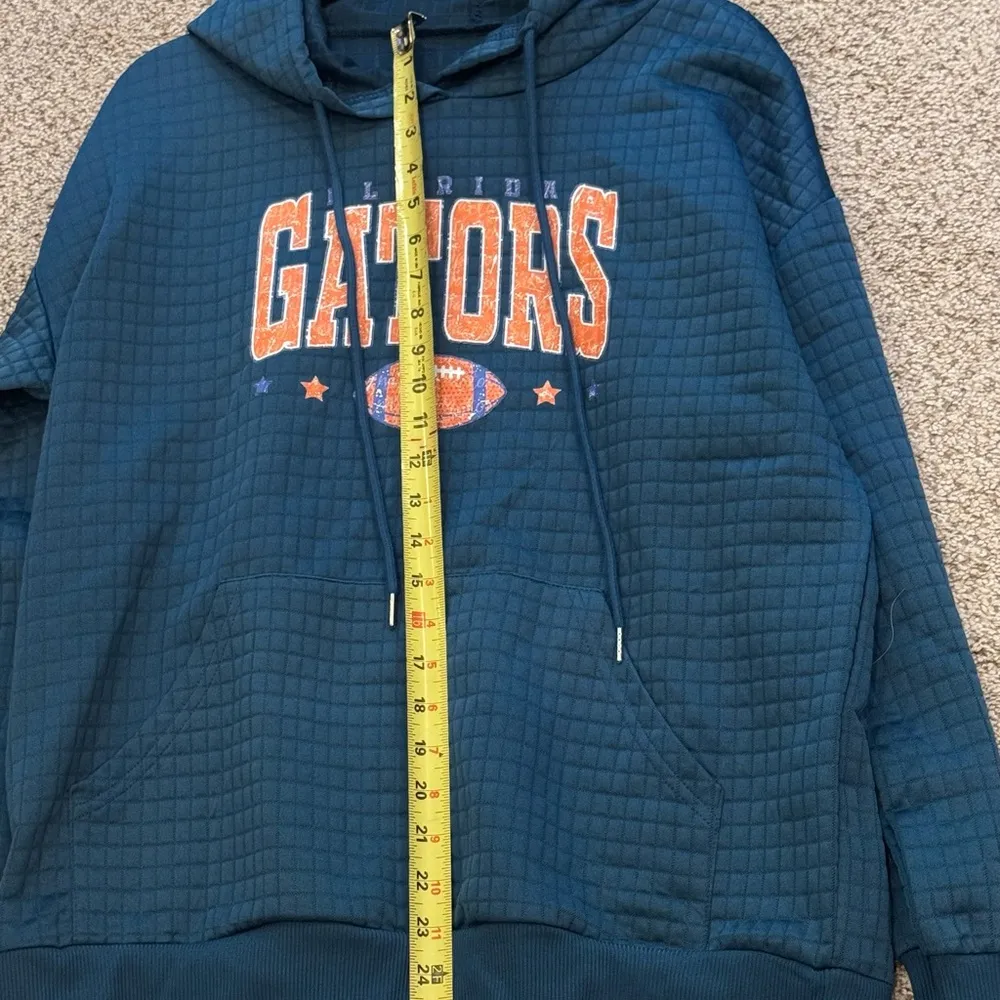 Florida Gators Thick Hoodie Orange and Blue Large Unisex Blokecore Sport Football - Image 7
