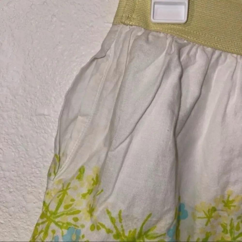 Lilly Pulitzer Whitley Skirt in Blue Eyed Girl Border - Image 4