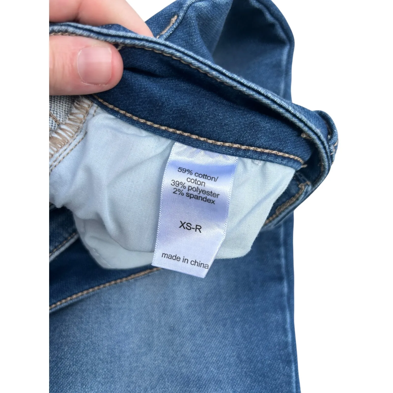 Maurices Womens Blue Wash‎ Skinny Jeggings XS Regular Stretch - Image 3