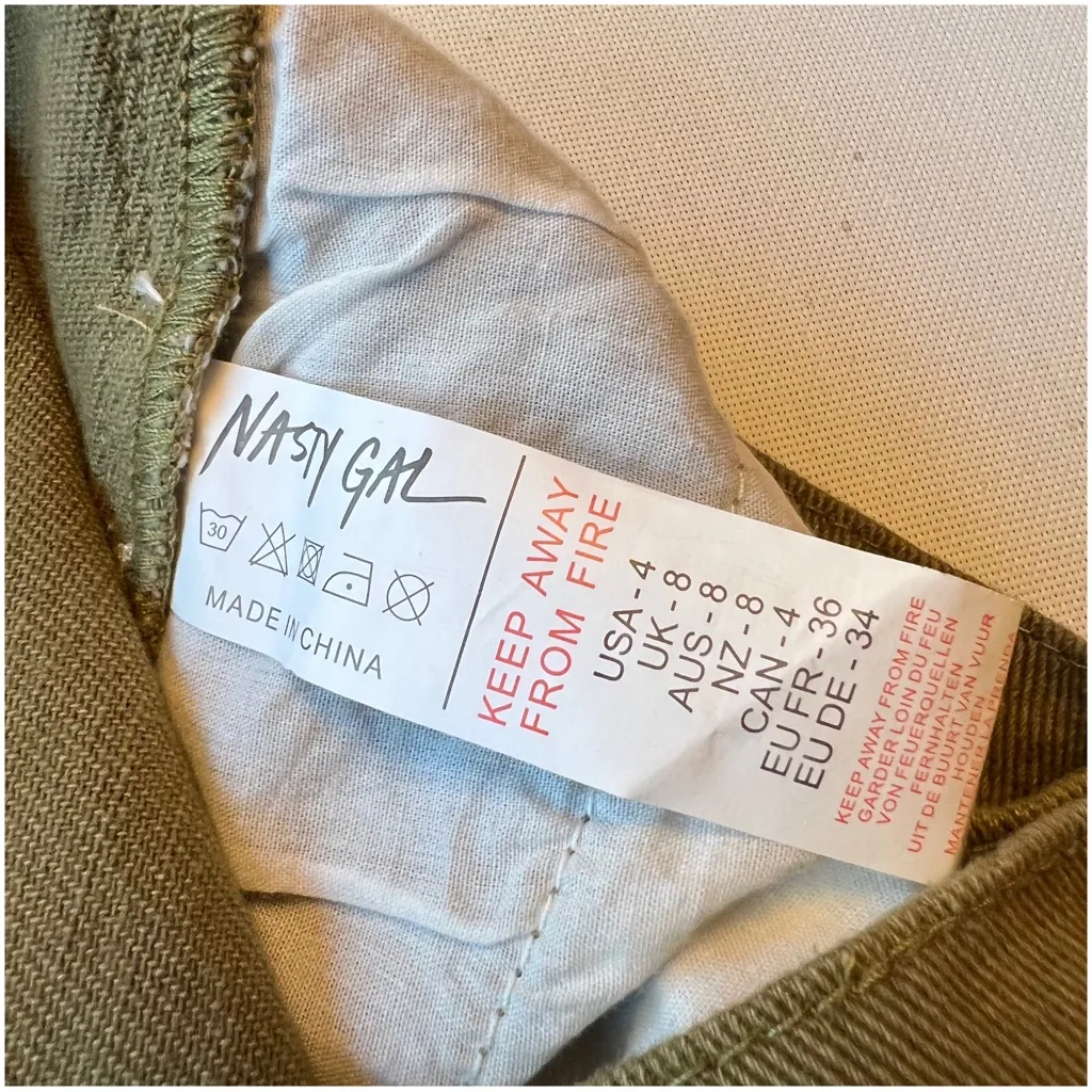 NASTY GAL Baggy Cargo Pants - Image 9